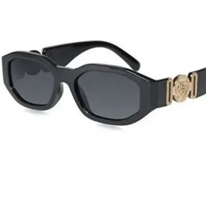 Mosanana Black Tracer Rectangle Sunglasses. New in Box (NIB).